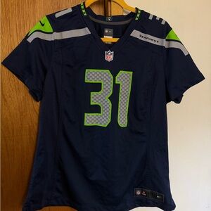 NFL Navy Blue Jersey with Number 12